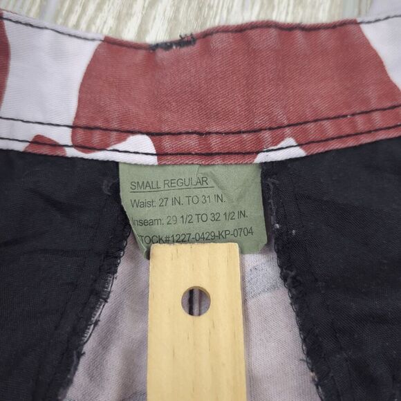 Rothco BDU Pants Mens Small R Red Camo Cargo Fatigue Stock# 1227-0429-KP-0704 - Picture 6 of 10